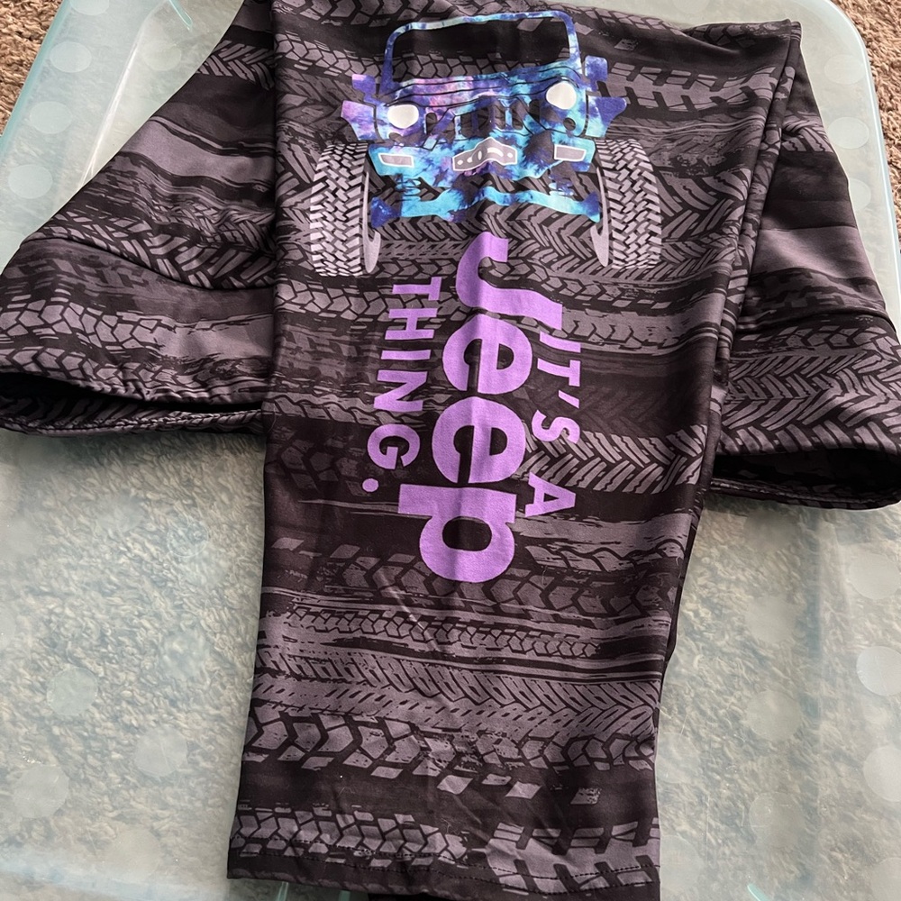 Jeep Women's Capris - Black and Purple